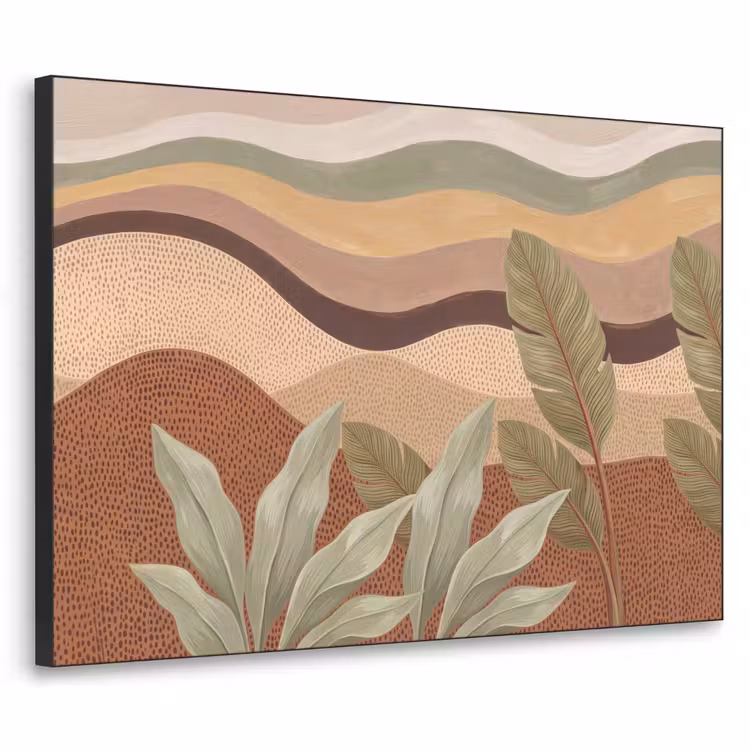 Art Frame - Natuur - Bladeren - Landschap - Abstract - Aardetinten — 1