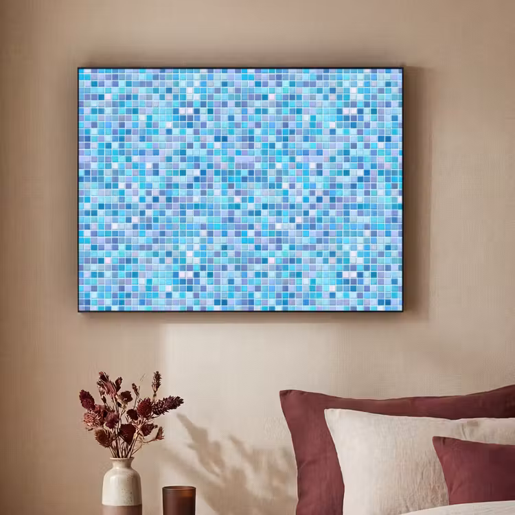 Art Frame - Mozaïek - Patroon - Turquoise — 2