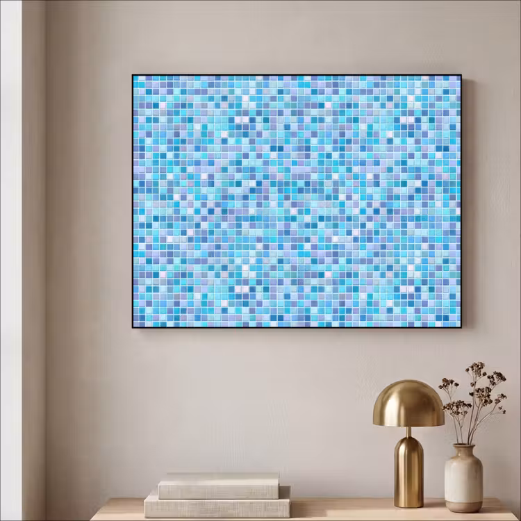 Art Frame - Mozaïek - Patroon - Turquoise — 3