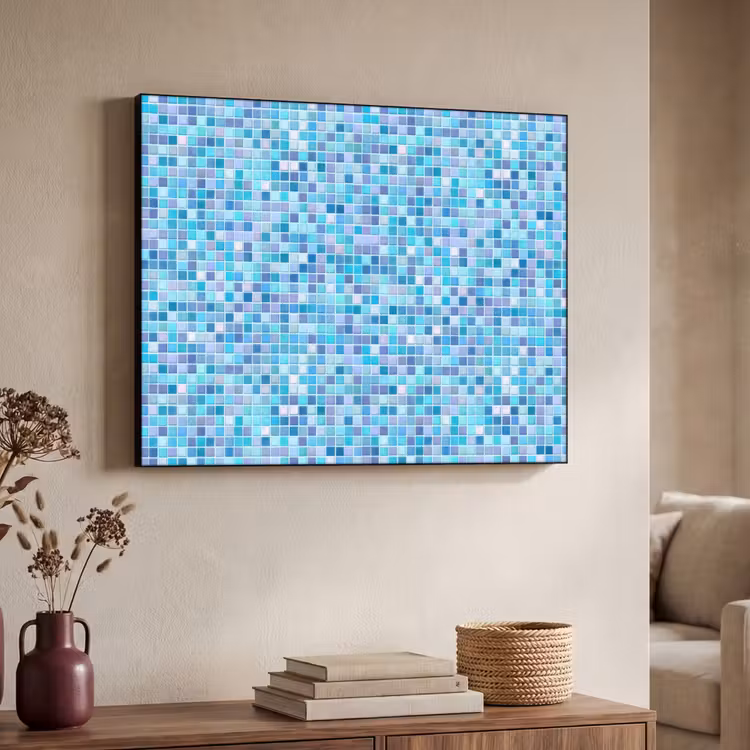 Art Frame - Mozaïek - Patroon - Turquoise — 4