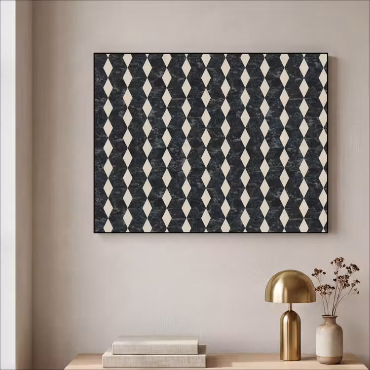 Art Frame - Geometrisch - Patroon - Marmer - Groen — 3