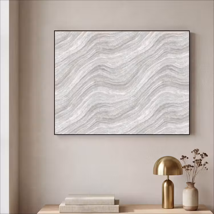 Art Frame - Patroon - Helder - Wit - Grijs — 3