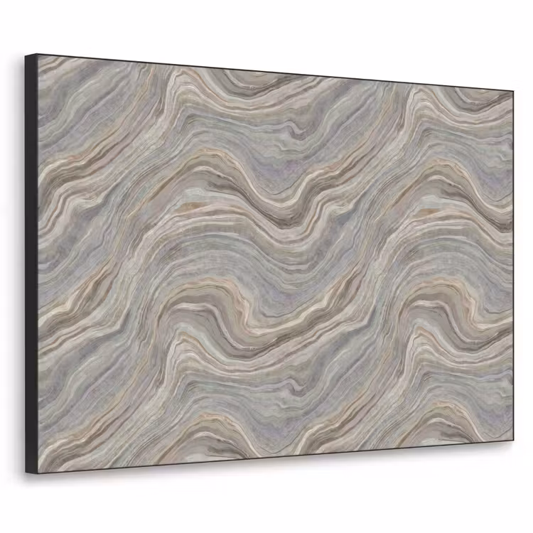 Art Frame - Patroon - Sereen - Paars - Groen — 1