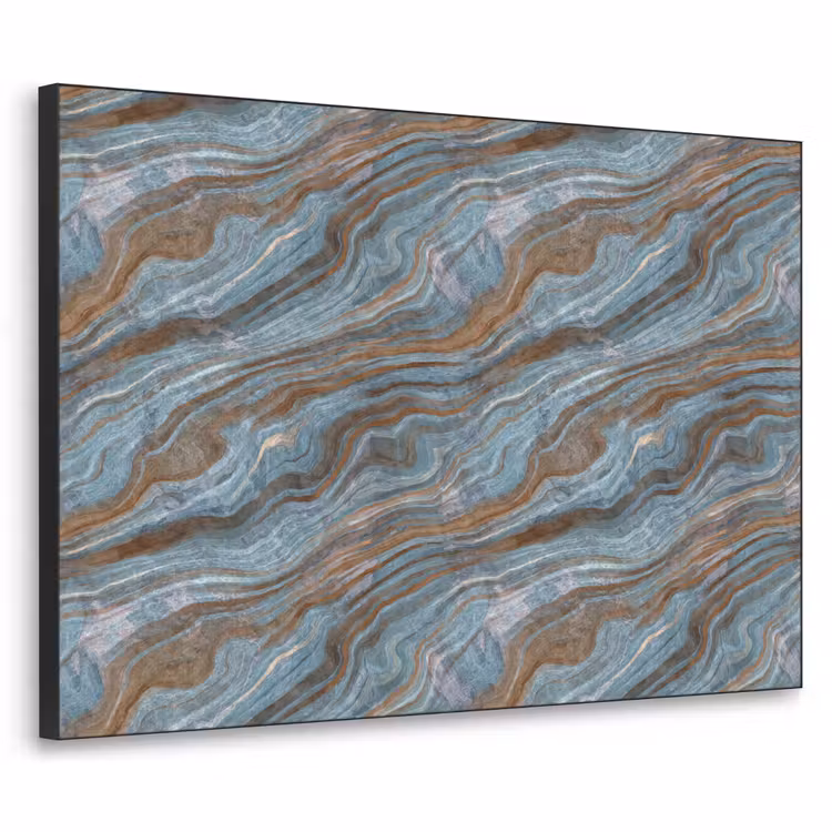 Art Frame - Patroon - Steen - Blauw — 1