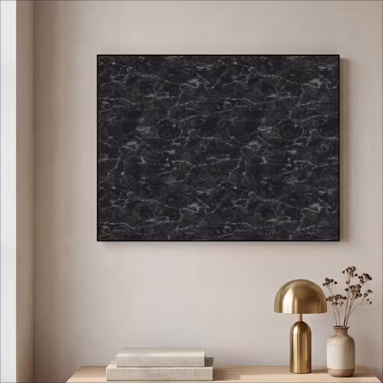 Art Frame - Marmer - Aders - Zwart — 3