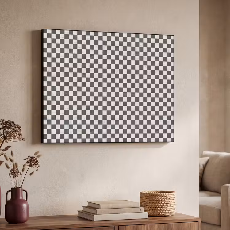 Art Frame - Marmer - Patroon - Grijs — 4