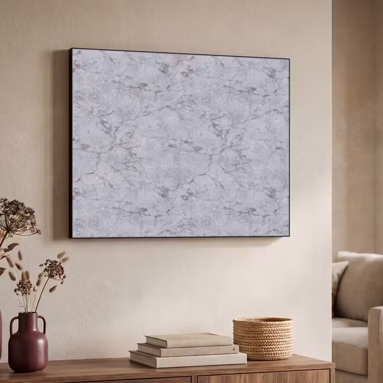 Art Frame - Marmerplaat - Patroon - Grijs — 4
