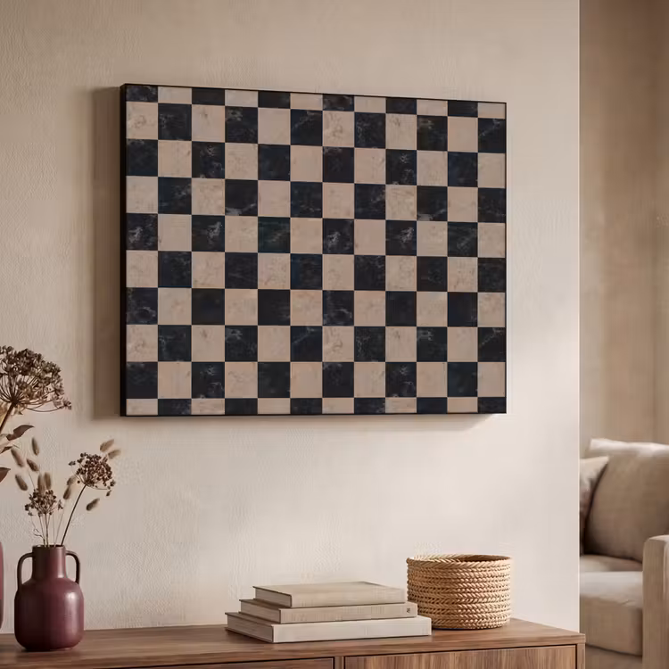 Art Frame - Patroon - Dambord - Marmer — 4
