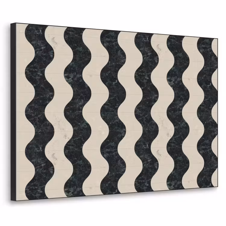 Art Frame - Patroon - Marmer - Groen - Cremé — 1