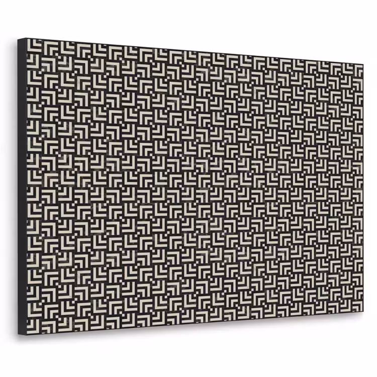 Art Frame - Patroon - Marmer - Zwart — 1