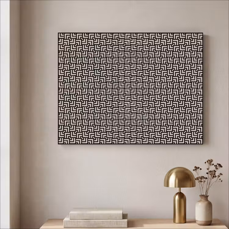 Art Frame - Patroon - Marmer - Zwart — 3