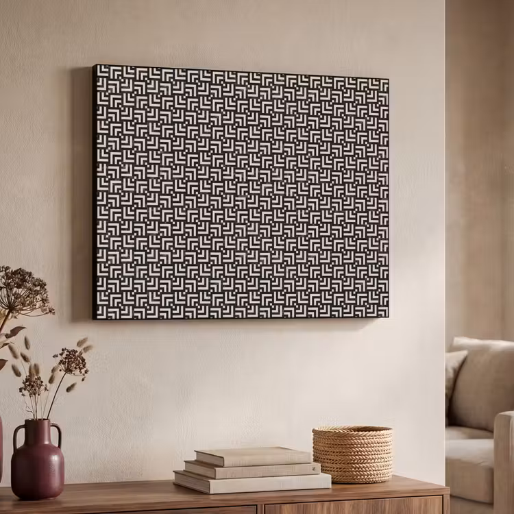 Art Frame - Patroon - Marmer - Zwart — 4