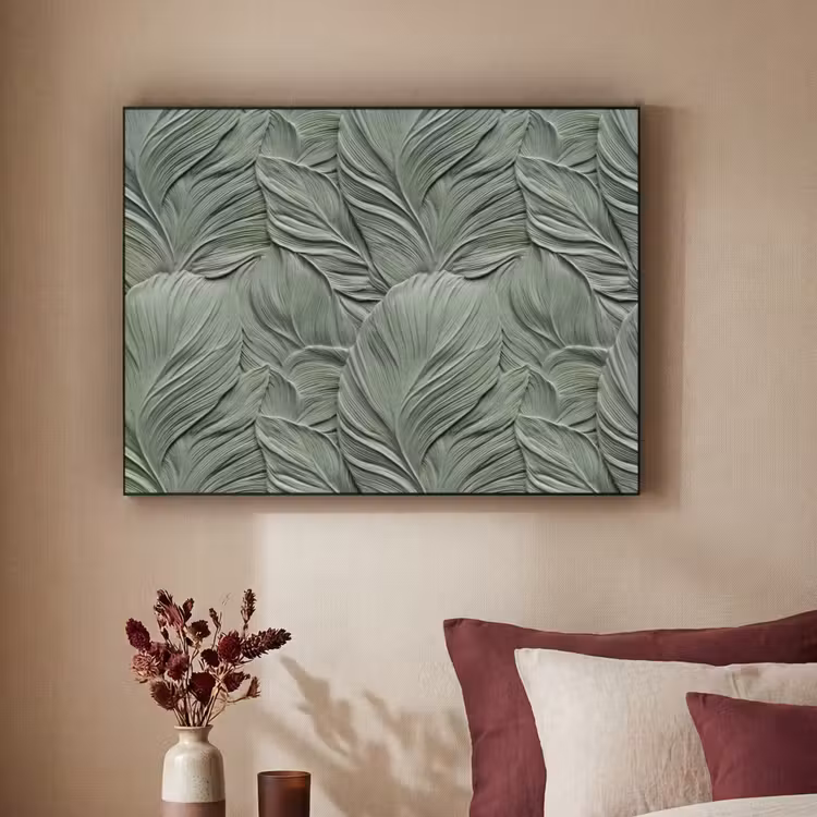 Art Frame - Bladeren - Textuur - Groen — 2