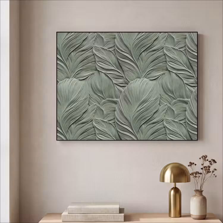 Art Frame - Bladeren - Textuur - Groen — 3