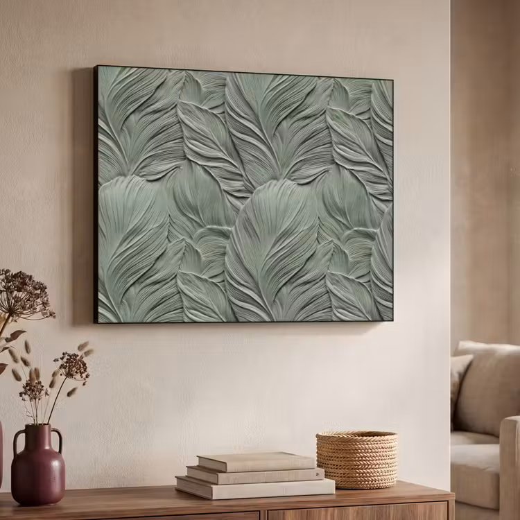 Art Frame - Bladeren - Textuur - Groen — 4