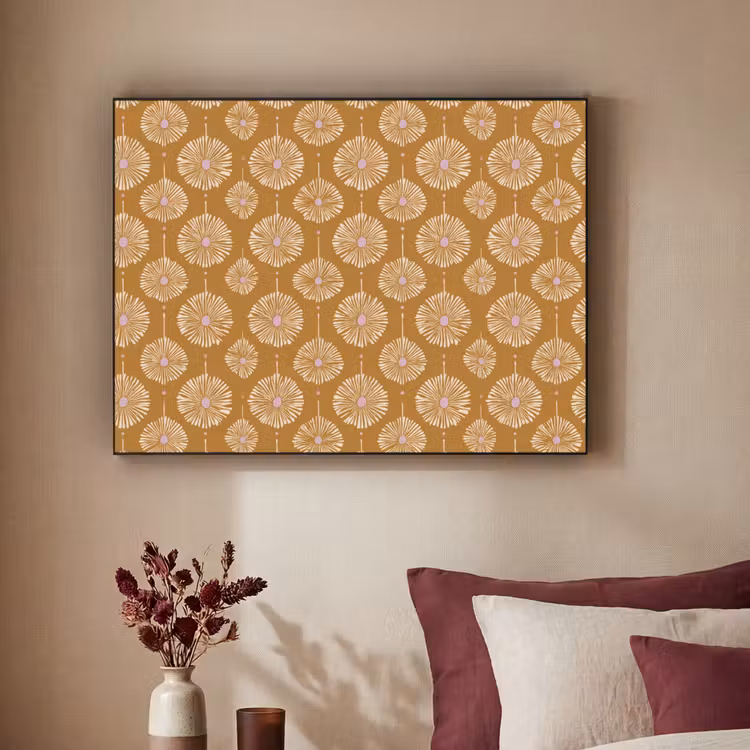 Art Frame - Bloemen - Modern - Oker — 2