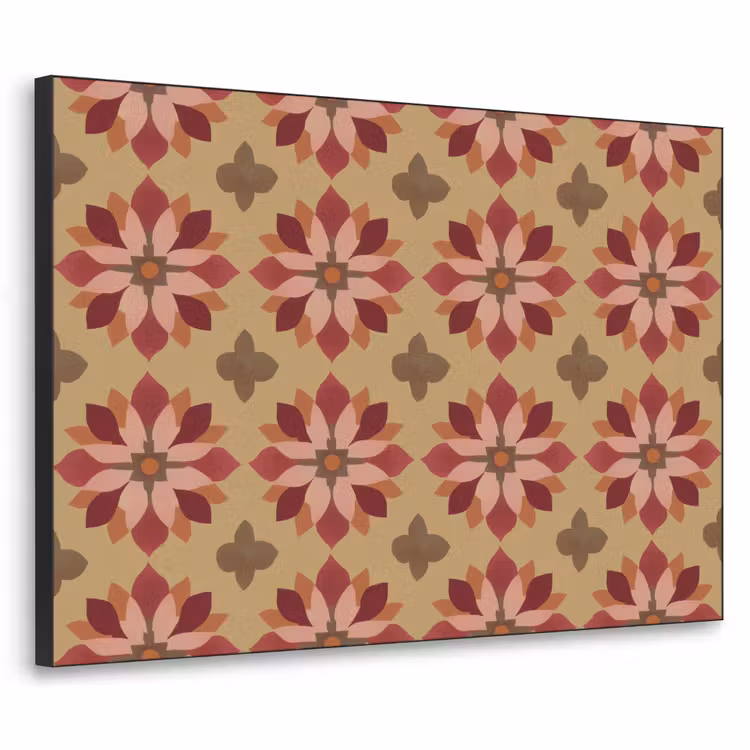 Art Frame - Bloemen - Retro - Groen — 1