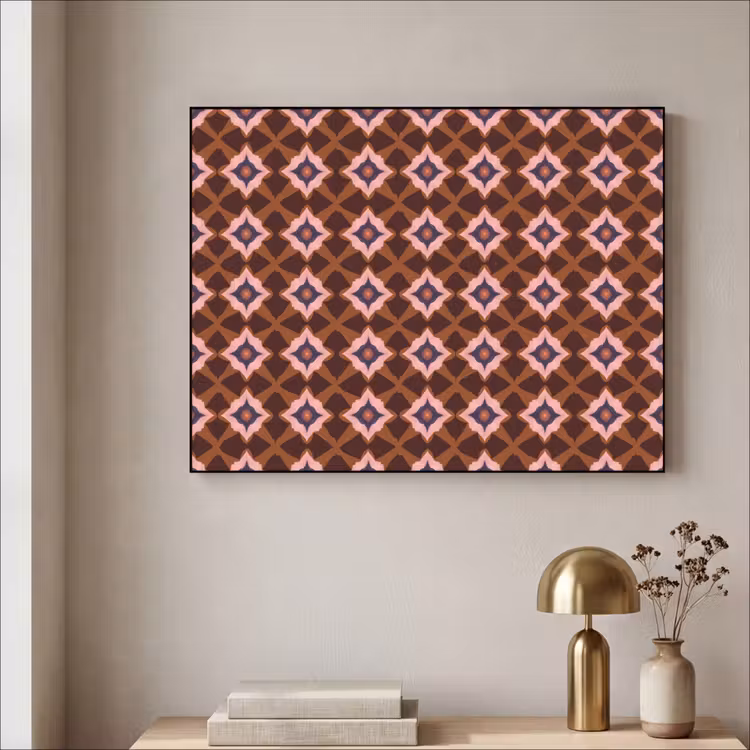Art Frame - Geometrisch - Sierlijk - Bruin — 3