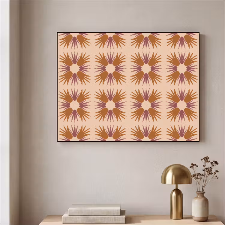 Art Frame - Ornament - Patroon - Oker — 3