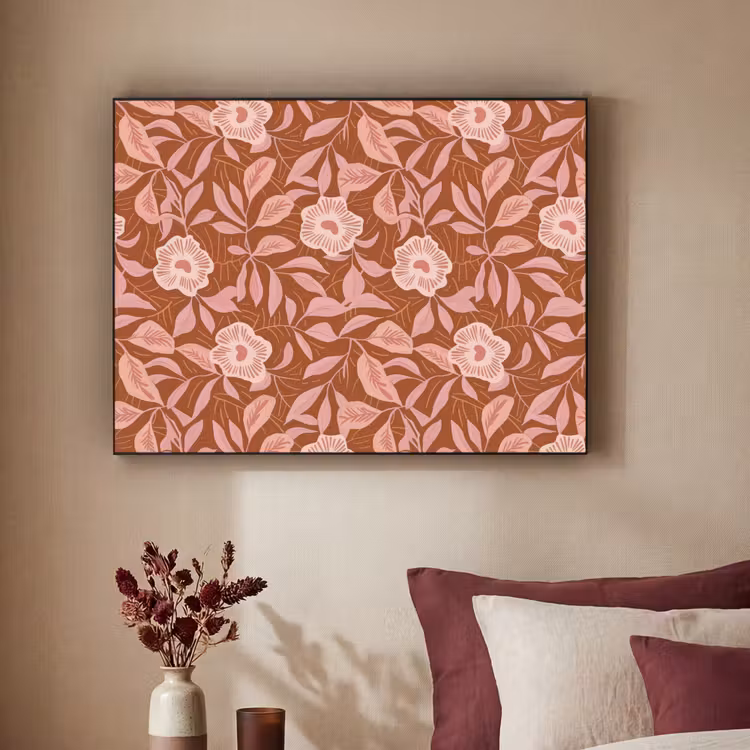 Art Frame - Patroon - Bladeren - Terracotta — 2