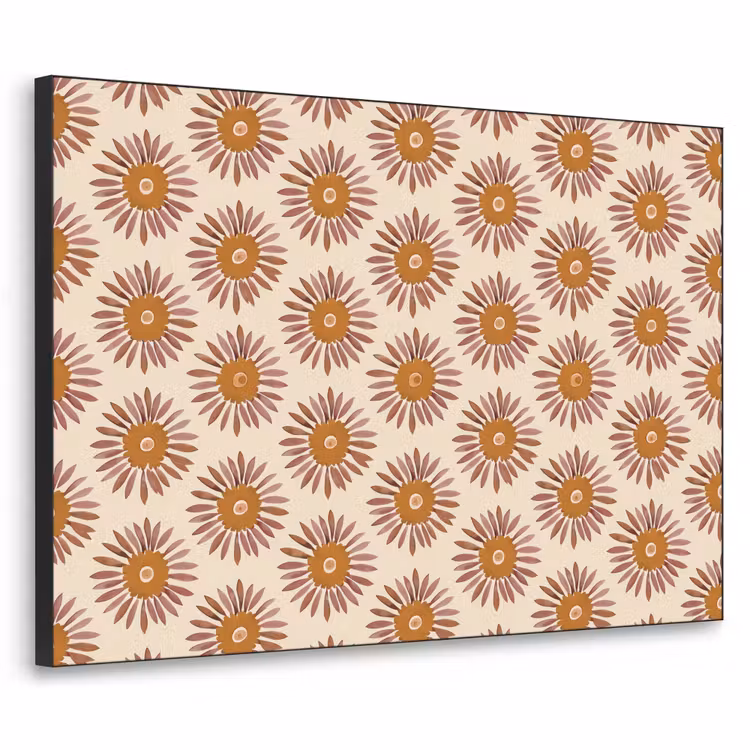 Art Frame - Patroon - Retro - Bruin — 1