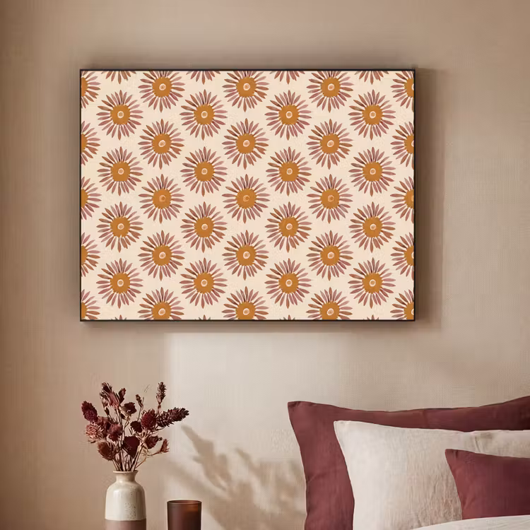 Art Frame - Patroon - Retro - Bruin — 2
