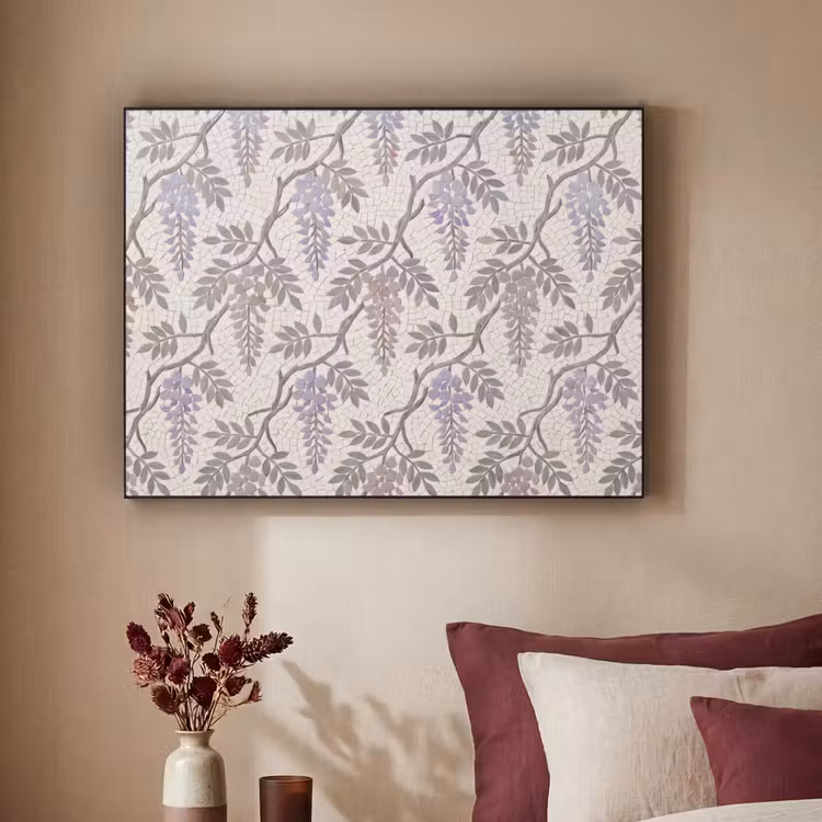 Art Frame - Bloemen - Mozaïek - Natuur - Patroon - Paars — 2