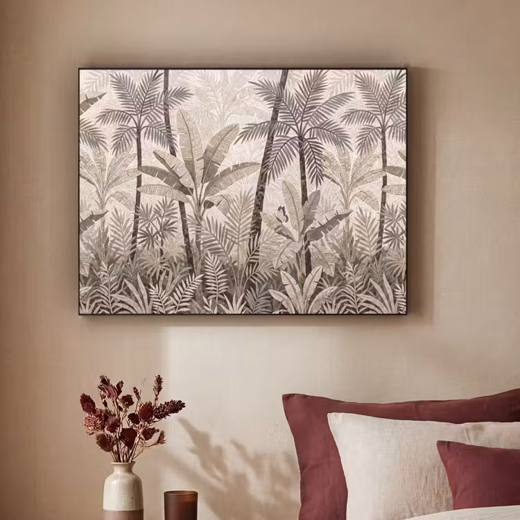 Art Frame - Natuur - Bladeren - Landschap - Mozaïek - Beige — 2