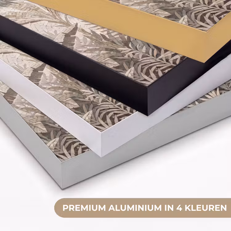 Art Frame - Natuur - Bladeren - Landschap - Mozaïek - Beige — 5