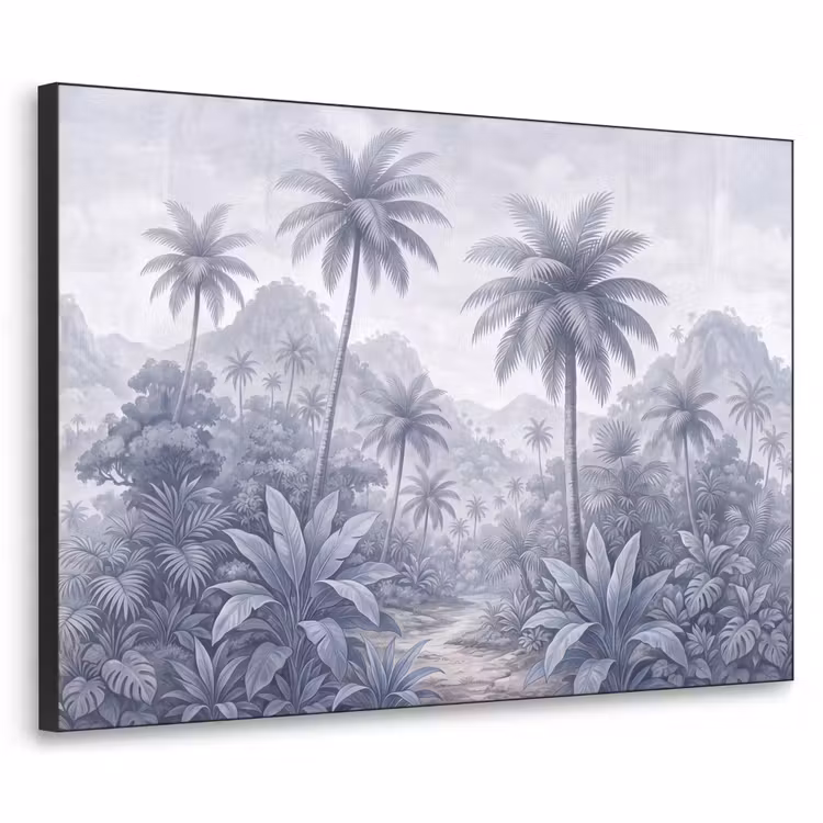 Art Frame - Natuur - Boom - Tropisch - Landschap - Blauw — 1
