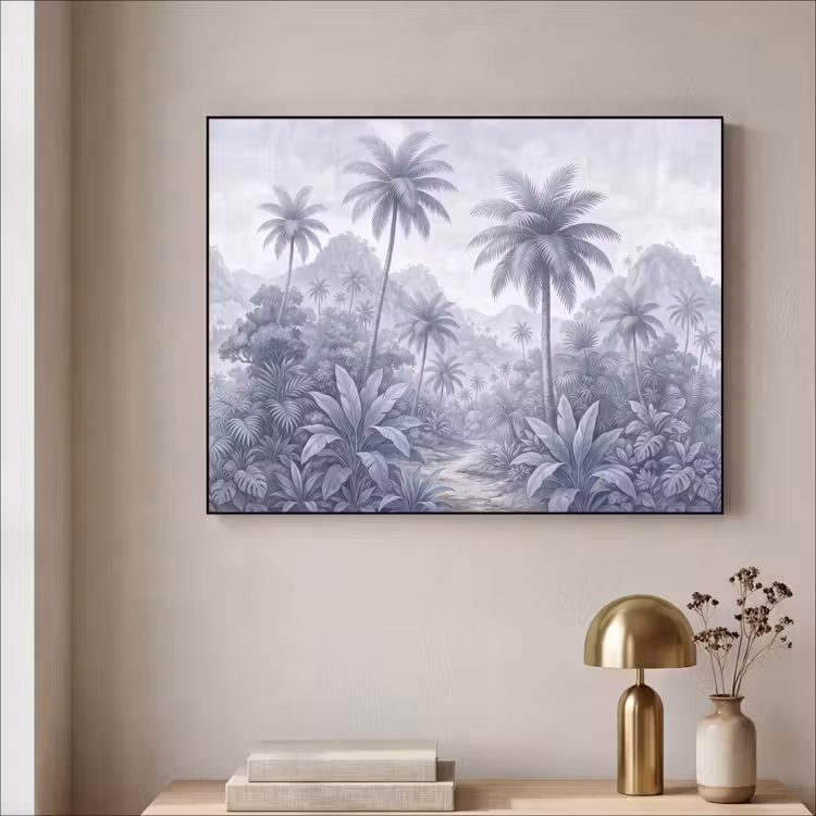 Art Frame - Natuur - Boom - Tropisch - Landschap - Blauw — 3
