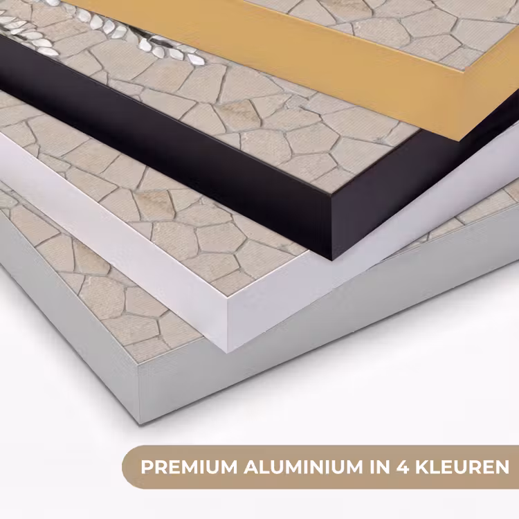Art Frame - Boom - Bloemen - Mozaïek - Kunst - Wit — 5