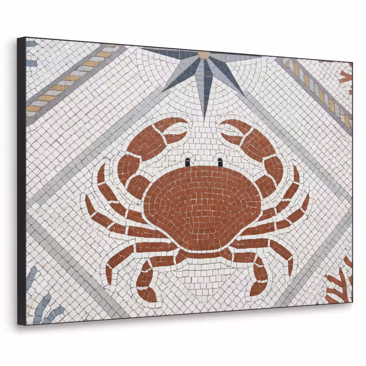 Art Frame - Dier - Mozaïek - Zee - Klassiek - Bruin — 1
