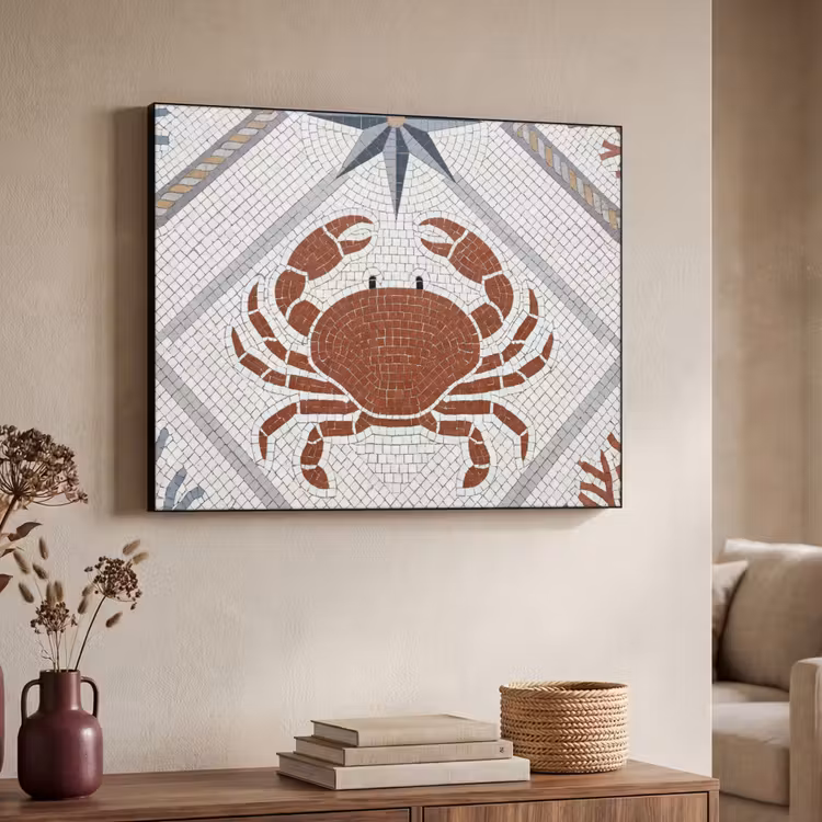 Art Frame - Dier - Mozaïek - Zee - Klassiek - Bruin — 4