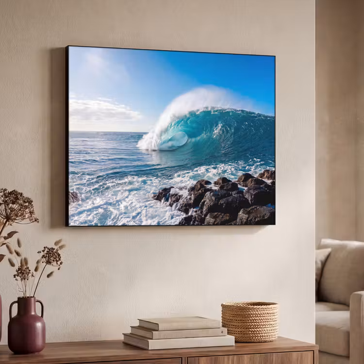 Art Frame - Golf - Oceaan - Brekend - Water - Blauw — 4