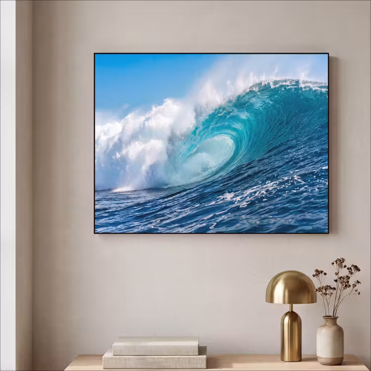 Art Frame - Golf - Oceaan - Water - Dynamisch - Blauw — 3