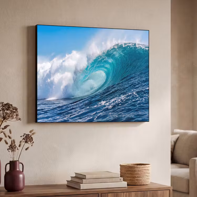 Art Frame - Golf - Oceaan - Water - Dynamisch - Blauw — 4