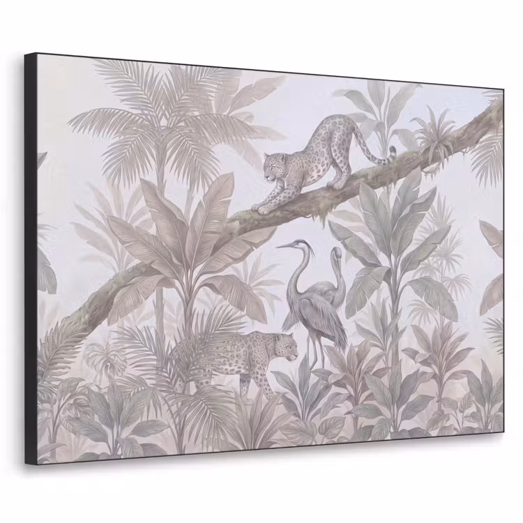 Art Frame - Kat - Vogel - Jungle - Illustratie - Dieren — 1