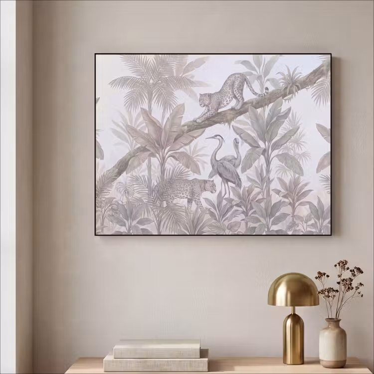 Art Frame - Kat - Vogel - Jungle - Illustratie - Dieren — 3