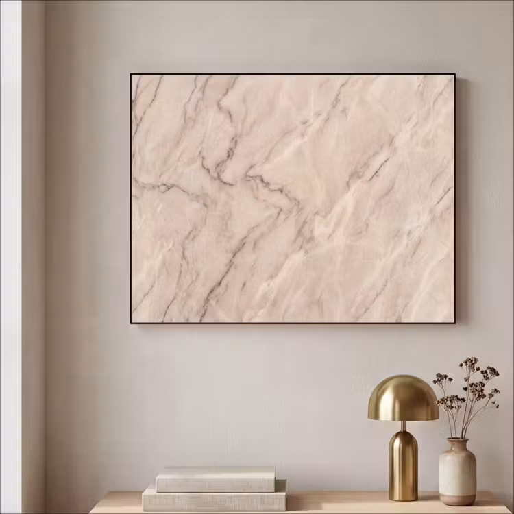 Art Frame - Marmer - Patroon - Abstract - Modern - Beige — 3
