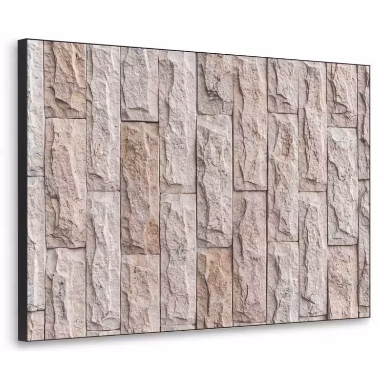 Art Frame - Muur - Steen - Ruw - Beige - Textuur — 1