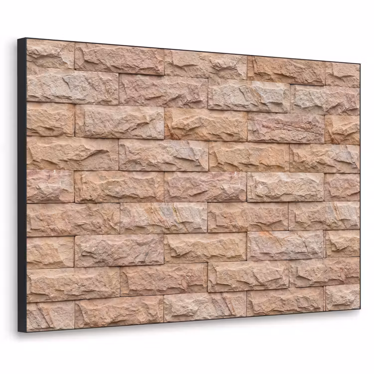 Art Frame - Muur - Steen - Ruw - Textuur - Beige — 1