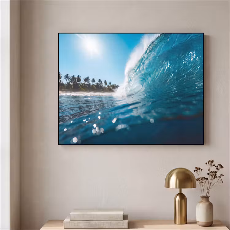 Art Frame - Oceaan - Golf - Strand - Natuur - Blauw — 3