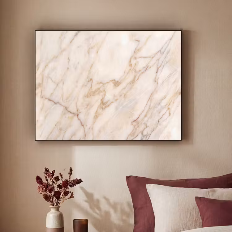 Art Frame - Marmer - Ader - Abstract - Wit - Goud — 2