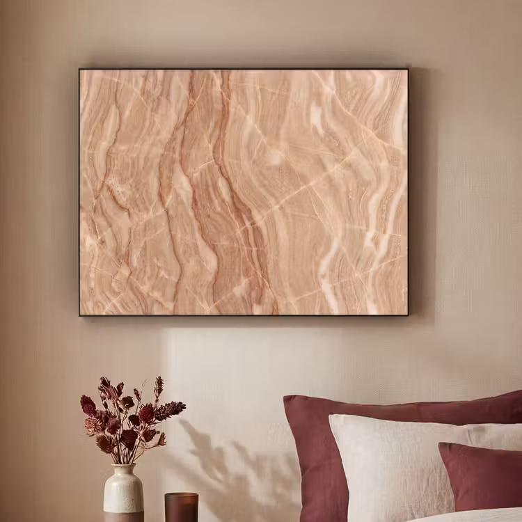 Art Frame - Marmer - Ader - Natuur - Abstract - Beige — 2