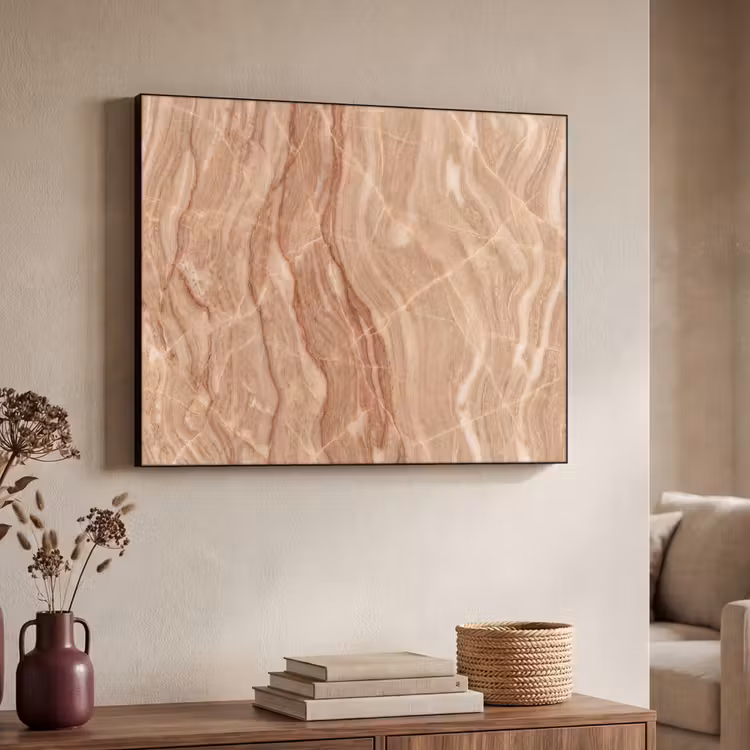 Art Frame - Marmer - Ader - Natuur - Abstract - Beige — 4