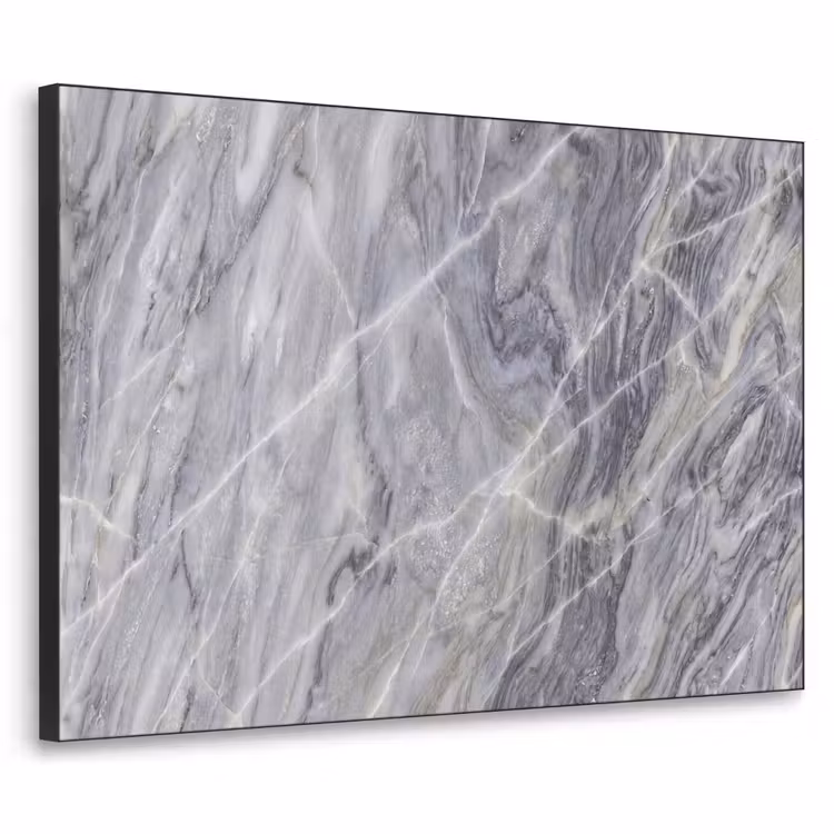 Art Frame - Marmer - Ader - Patroon - Abstract - Grijs — 1