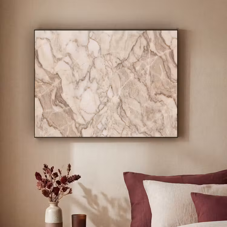 Art Frame - Marmer - Aderen - Textuur - Beige - Modern — 2