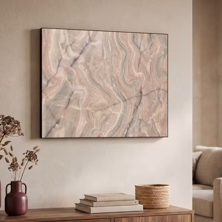 Art Frame - Marmer - Patroon - Abstract - Beige - Groen — 4
