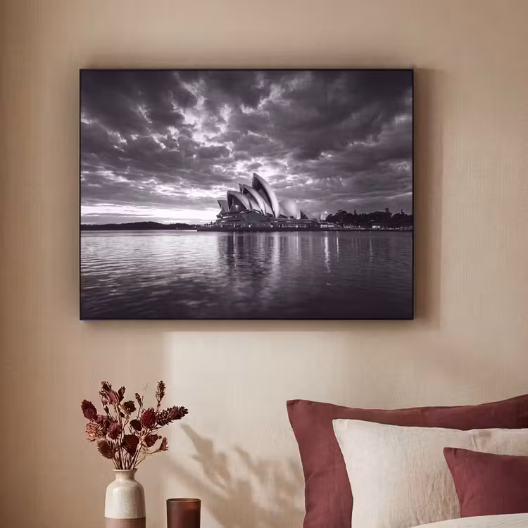 Art Frame - Architectuur - Water - Stad - Modern - Zwart-wit — 2